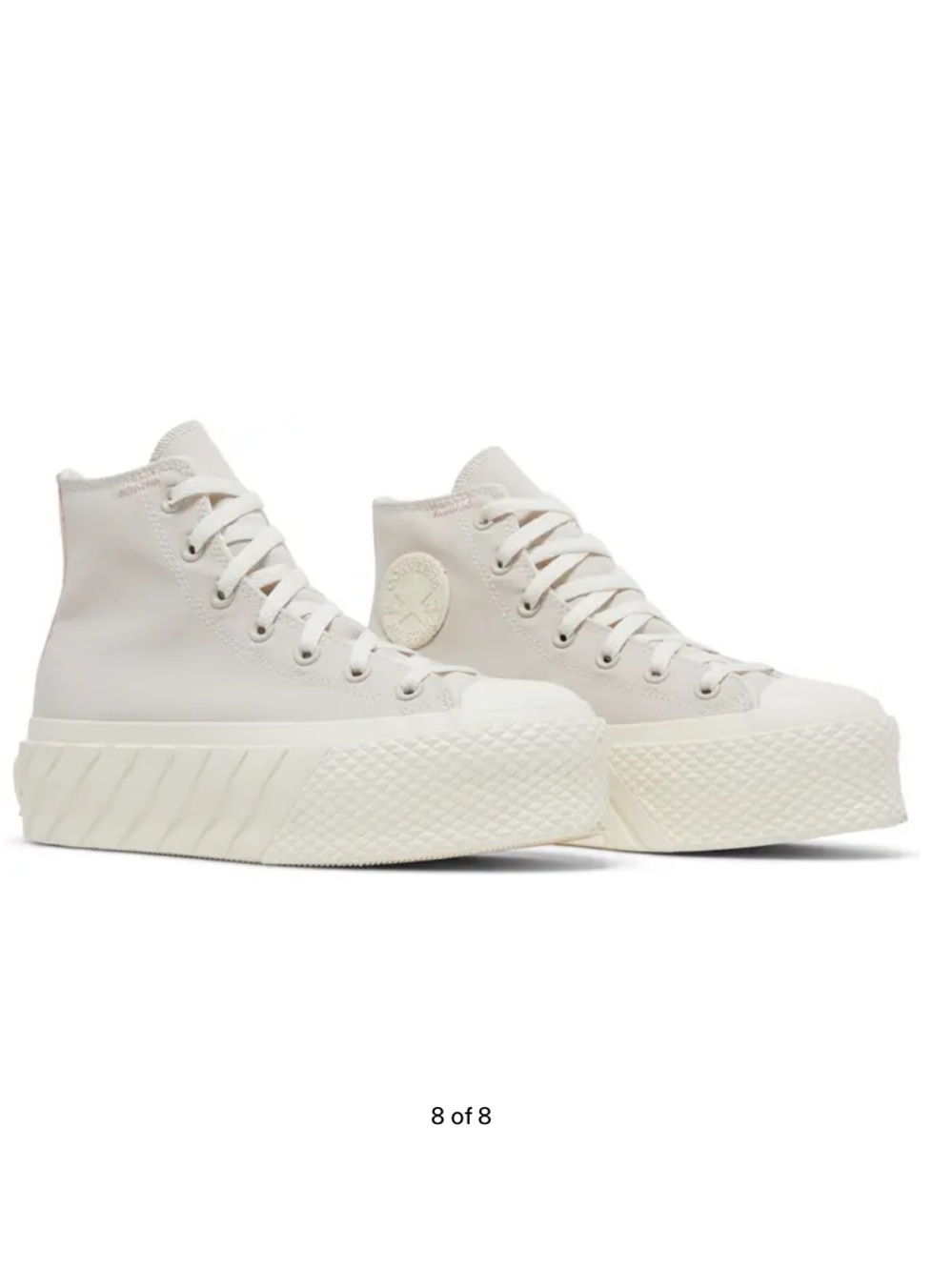 Converse Chuck Taylor All Star Lift 2X Platform High Desert Sand egret pink clay